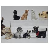 Collection of Vintage Ceramic Dog Figurines