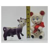 Great Group of Mid Century Animal Figurines Planters etc