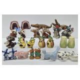 Nice Collection of Mid Century Ceramic Salt & Pepper Shaker Sets