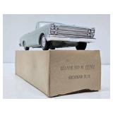 Mint in Box Vintage Car Dealership Promo Car - 1966 Galaxie 500 XL Convertible - Arcadian Blue