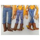 Lot of 4 WOODY Dolls/Toys from Toy Story