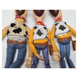Lot of 4 WOODY Dolls/Toys from Toy Story
