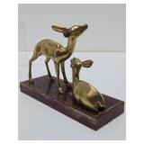 Nice Group of Vintage Solid Brass Animals