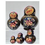 Large Lot of Handpainted Russian Matryoshka & other Nesting Dolls