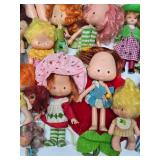Large Collection of Assorted Vintage Dolls - Including many Strawberry Shortcake Dolls
