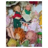 Large Collection of Assorted Vintage Dolls - Including many Strawberry Shortcake Dolls