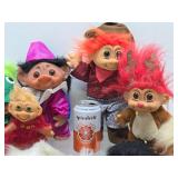 Large Collection of Vintage Troll Dolls