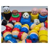 Large Lot of Fisher Price Chunky Toddle Tots & Little People