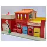 HUGE Lot of Vintage Fisher Price Little People Accessories Buildings Cars Playground etc