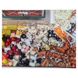 HUGE Lot of Vintage Fisher Price Little People Accessories - Farm Animals Fences Tractors etc