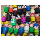 HUGE Lot of Vintage Fisher Price Little People Figures