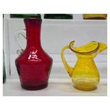 Nice Estate Lot of Colorful Vintage & Mid Century Glassware #2