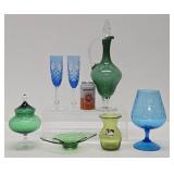 Nice Estate Lot of Colorful Vintage & Mid Century Glassware #3