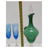 Nice Estate Lot of Colorful Vintage & Mid Century Glassware #3