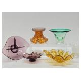 Nice Estate Lot of Colorful Vintage & Mid Century Glassware #6