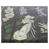 Great Looking Set of 4 Oriental Mother of Pearl Inlaid Wall Panels