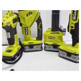 Very Nice Set of Working RYOBI Power Tools w/3 Batteries & Charger