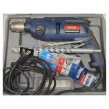 2 Working RYOBI Power Tools w/Cases - Hammer Drill & Finish Sander