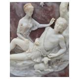 3 Vintage Framed INCOLAY Stone Plates