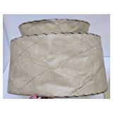 2 Larger Size Mid Century Fiberglass Lamp Shades