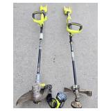 Working RYOBI Weed Whip & Trimmer or Edger w/Battery & Charger
