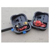 2 Oregon Chainsaws w/Cases