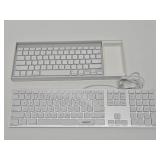 2 Like-New or Brand New APPLE Computer Keyboards