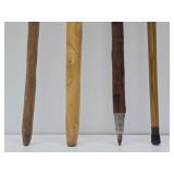 Group of 4 Good Walking Sticks