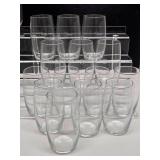 Large Lot of Vintage Glass NORTHWEST AIRLINES Glasses