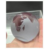 3 Art Glass Paperweights - Including Earth