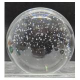 3 Art Glass Paperweights - Including Earth