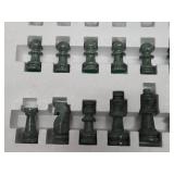 Like-New Marble Chess Set w/Box - 16" Board