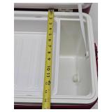 2 Very Nice Condition Matching COLEMAN Coolers - Red