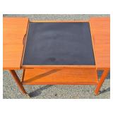 Outstanding Signed Mid Century Danish Modern Expandable Teak Bar Cart