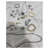 Assorted Jewelry & Military Pins
