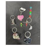 Assorted Keychains and Necklaces Lot