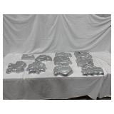 Novelty Aluminum Cake Pans Lot