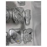 Novelty Aluminum Cake Pans Lot