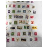 Assorted Vintage Postage Stamp Collection