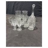 Assorted Clear Glassware Lot