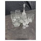 Assorted Clear Glassware Lot