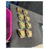 Lot of 8 Metal Brackets