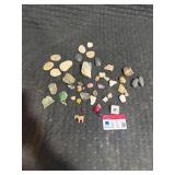 Assorted Stones, Minerals & Sapphire Certificate