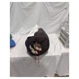 Brown Rolled Sleeping Bag