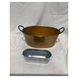 Two Metal Tubs