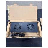 NavePoint Fan Shelf with 2 Fans