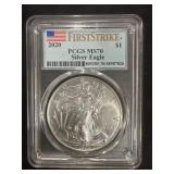 2020 PCGS MS70 Silver Eagle