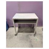 Metal Utility Cart on Wheels