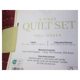 Lenox Full Queen 3 piece quilt set...