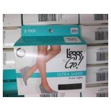 64 Pair L'eggs to go 2 pack knee hi...